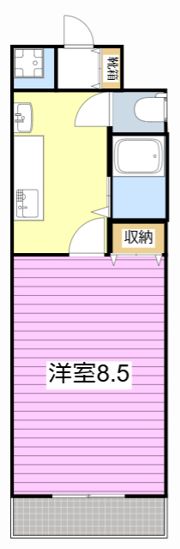ヴィラコンテッサ川辺町の間取り画像