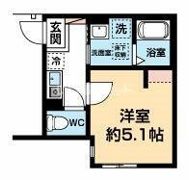 フロンティア川崎の間取り画像