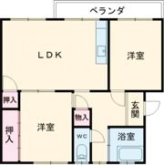 コーポ昭和の間取り画像