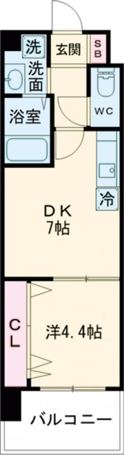 アルティザ小倉の間取り画像