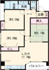 ヒルズ文教の間取り画像