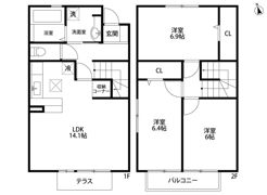 Grandirの間取り画像