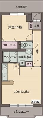 グリーングラスNの間取り画像