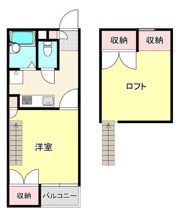 シャインズⅡの間取り画像