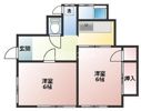 上戸平屋貸家の間取り画像