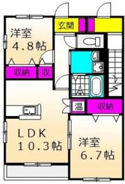 メープルコートの間取り画像