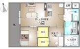 REGALEST U（レガリスト ウー）（旧RE花尻4）の間取り画像