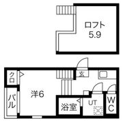 リブフラット藤江の間取り画像