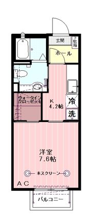 カモミール北野の間取り画像