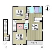 フローラルコートAの間取り画像