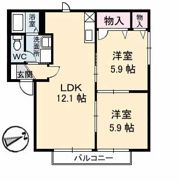 グランディールII E棟の間取り画像