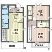 パレ・デュ・プチボワ Cの間取り画像
