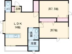 エリオ北郷の間取り画像