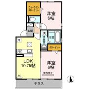 ハロウェル A棟の間取り画像