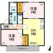 ボナール新城 A棟の間取り画像