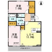 グランビア Cの間取り画像