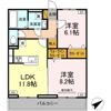 プランドールⅡの間取り画像