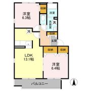 アベニュー湘南ⅡⅢ Ⅲの間取り画像