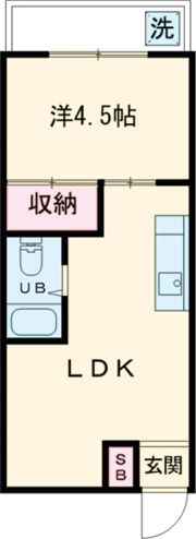 ワコーマンションの間取り画像