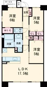 リベール東加古川駅前通りの間取り画像