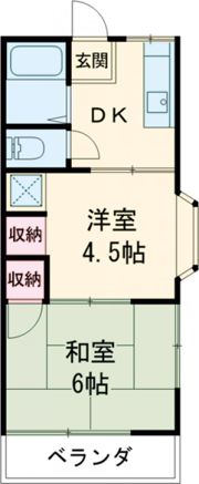 レジデンス高水の間取り画像