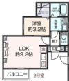 リヴィエール二日市中央の間取り画像