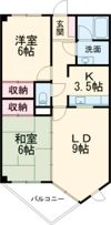 アジュール中道の間取り画像