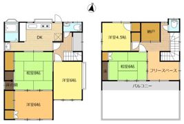 中曽根一戸建ての間取り画像