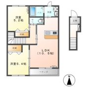 プランドール2ndの間取り画像