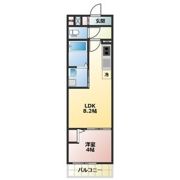 ALEGRIA東岸和田の間取り画像