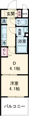 ASCLAIRE京都吉祥院の間取り画像