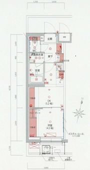 ハーモニーレジデンス中野富士見町の間取り画像