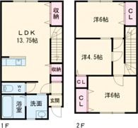 ルミナス豊岡の間取り画像