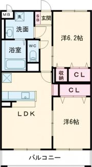 Lesage小池原の間取り画像