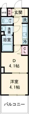 ASCLAIRE京都吉祥院の間取り画像