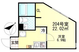 リバティ東門前の間取り画像
