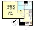 リバティ東門前の間取り画像