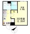 リバティ東門前の間取り画像