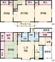 山の手1丁目3-3戸建の間取り画像
