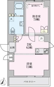 ラシクラスInfina中村橋（ラシクラスインフィナナカムラバシ）の間取り画像