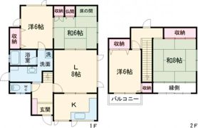 湯浜町7番貸家の間取り画像