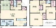 西脇市郷瀬町・戸建の間取り画像