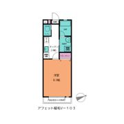 アフェット稲毛5の間取り画像