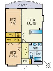 ルミエール青葉の間取り画像