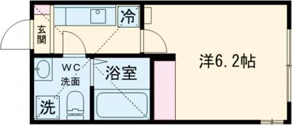 アザーレ・ナッジ淵野辺Bの間取り画像