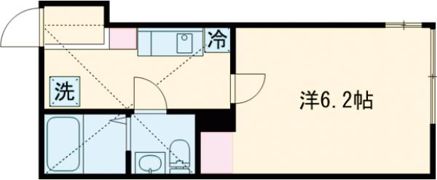 アザーレ・ナッジ淵野辺Bの間取り画像