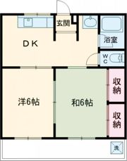 シャルマン新和Bの間取り画像