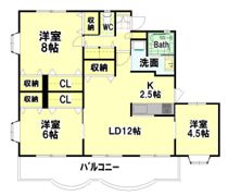 ベルリーフIIの間取り画像