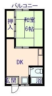 シティハイツ小林の間取り画像