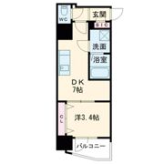 エスリードレジデンス大阪福島フロントの間取り画像